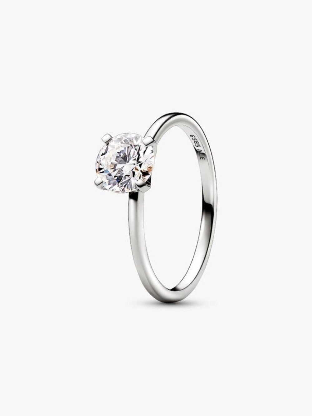 Pandora Era 14k White Gold Lab-grown Diamond Ring